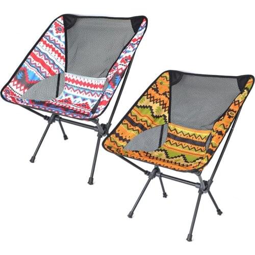 Outdoor Collapsible Portable Folding Chair Ultralight Foldable Camping Chair For Outdoor Travel Beach Picnic BBQ Fishing