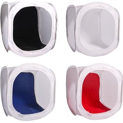 Photo Studio Box 40cm 60cm Soft Box Shooting Tent Softbox Photo Light Tent include Portable Bag and 4 Backdrops