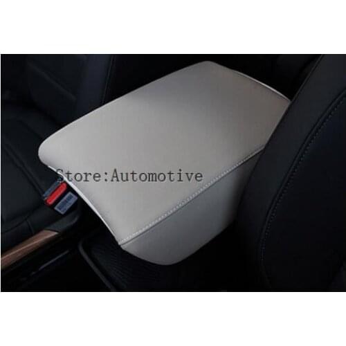 Super fiber Leather Car Armrest Cover Pad Console Arm Rest Pad Accessories For 2017 2018 for Honda CRV CR-V