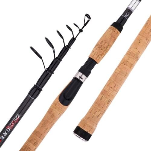 1.8M 2.1M 2.4M 2.7M 3.0M 3.3M 3.6M Lure Rod ML Power Spinning Olta Carbon Fiber Distance Throwing Pole Telescopic Fishing Stick