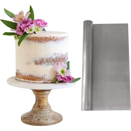 Convenient Cake Tools Stainless Steel Scale Line Cake Scraper Pastry Cutters Cooking Dough Fondant Spatulas Edge Baking Tools