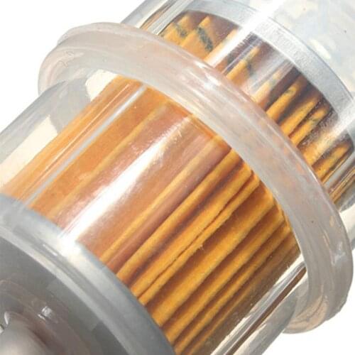 Universal Inline Fuel Filter 6mm 8mm 1/4" 5/16" Pipe Lines for Motorcycle