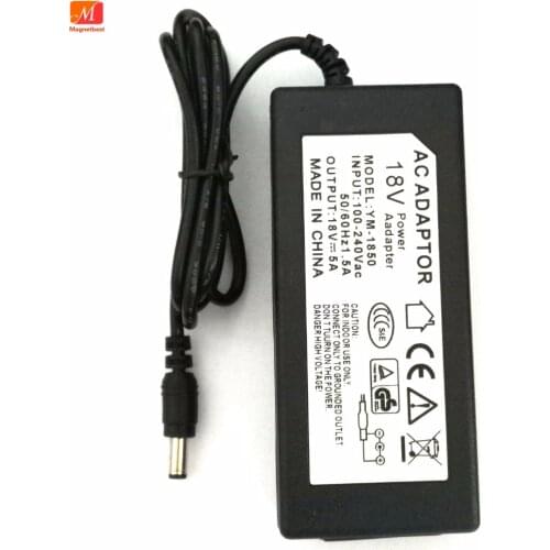18V5A 90W AC DC Adapter Charger For 5050 3528 LED Light CCTV 18V 5A Switch Power Supply DC 5.5*2.5/2.1mm