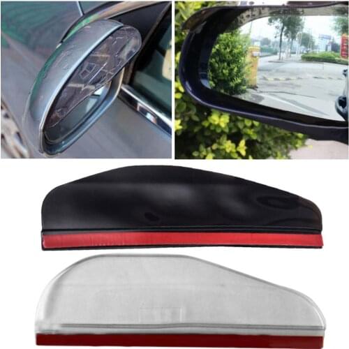 2Pcs Car Auto Vehicle Rearview Mirror Rain Eyebrows Shield Shades Accessories 2019