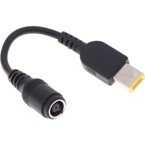 7.9*5.5mm Round Jack to Square Plug End Adapter Pigtail Charger Power Adapter Converter Cable For IBM for Lenovo Thinkpad