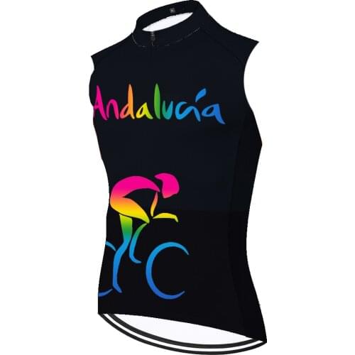 Andalucia Laser Cut Velo Homme Camiseta Equipacion Hombre Verano Mallot Camisa Masculina Ciclismo Masculino Maillot Ciclismo
