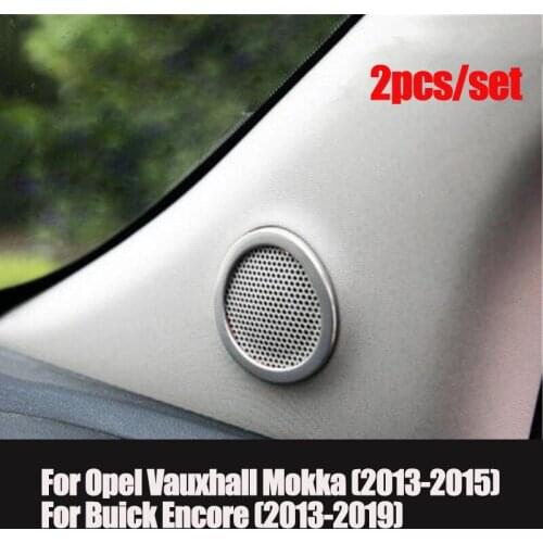 2pcs/set Car accessories A column speaker Decoration Sticker For Opel Vauxhall Mokka 2013-2015/For Buick Encore 2013-2019