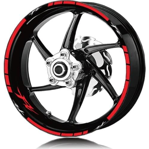 For YAMAHA FZ fz Motorcycle Inner Wheel Stickers Rim Reflective Decoration Protection Decals Sticker With Logo High Quality