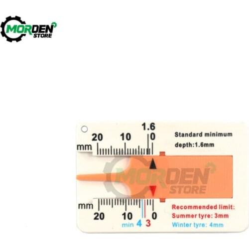 0-20mm Indicator Metalworking Auto Car Tyre Read Depthometer Depth Gauge Page Measure Tool Dropship
