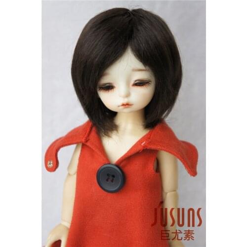 JD113 1/6 1/4 1/3 Smooth Cut BJD Doll Wigs 6-7inch 7-8inch 8-9inch YOSD MSD SD Synthetic Mohair BJD Wig