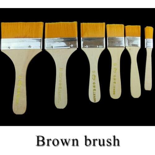 1 pcs Big Bristle Brush, Brush Gold Leaf, Paint Oil Painting Acrylic Painting Brush,Artist Drawing Art Supplies Painting Brushes