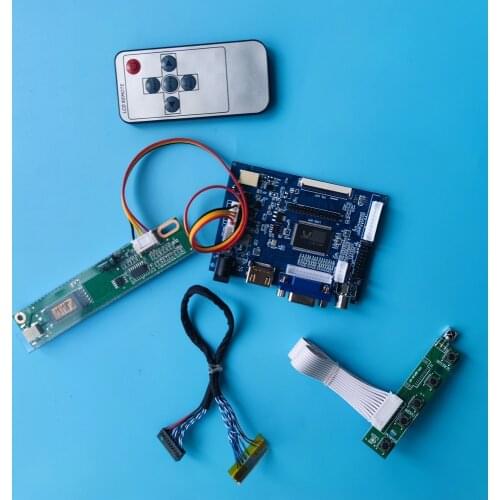 Kit Work for LTN154AT10-C 1280x800 2AV VGA AV remote LCD Screen display moitor driver panel 30pin Controller Board HDMI
