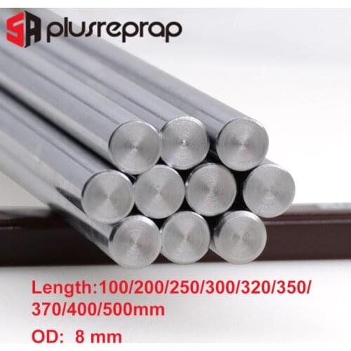 CNC Parts Liner Rail OD 8mm DIY Reprap Linear Shaft Smooth Rod 100mm 200mm 300mm 320mm 400mm 500mm for 3D Printer