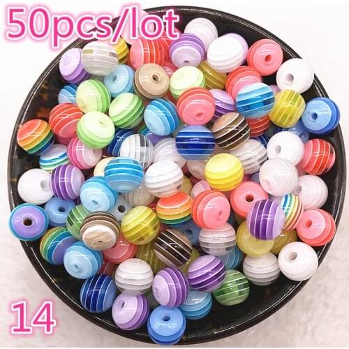 New Jewelry Transparent Resin Spacer Beads Ball Mixed Evil Eye Pattern About 50pcs 6mm 8mm #14