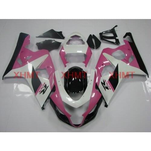 For GSXR 600 2004 - 2005 K4 Fairings GSXR750 2004 Motorcycle Fairing GSXR600 05 Pink Black Full Body Kits