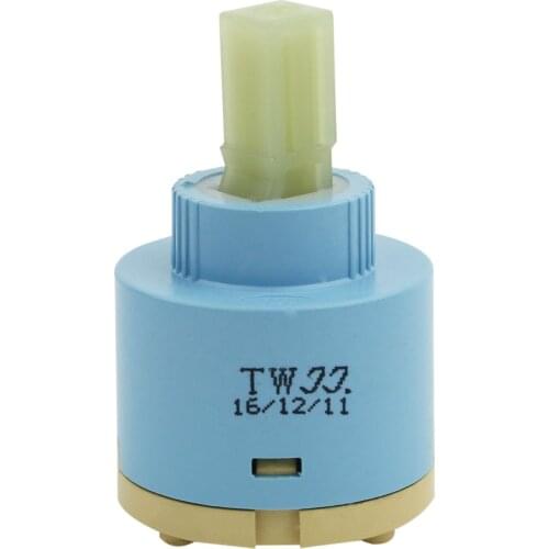 Wholesales item TWJJ 40 mm Ceramic Cartridge for Single Lever Faucets Bath/ Kitchen light blue
