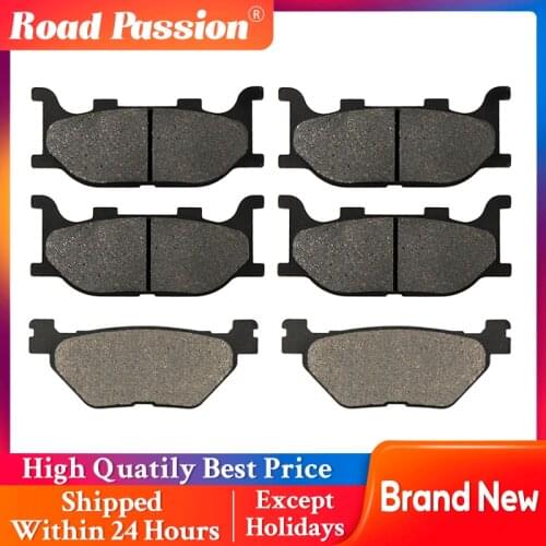 Road Passion Motorcycle Front and Rear Brake Pads For YAMAHA XP500 XP 500 T-Max (5VU1/2) 2004-2007 YP400 YP 400 Majesty Non ABS