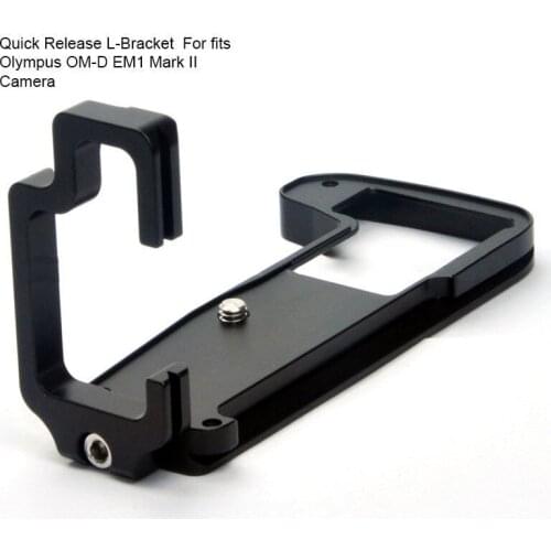 Durable Quick Release L-Bracket Tripod Plate Base Camera Grip Handle For Olympus O-MD E-M1 II OMD EM1 ( Mark II ) Digital Camera