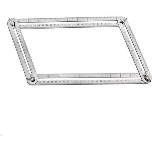 Professional Template Tool Measuring Protractor Ruler Builders Craftsmen Engineers Layout