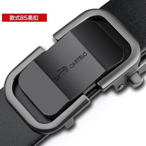 Genuine First Layer Cowhide Luxury High-End Mens Belt Business Casual Trousers Automatic Buckle Belt For Men Young Middle-Aged
