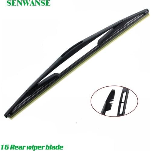 Senwanse 16" Rear Wiper Blade For Opel Combo C 2001-2011 Windshield Rear Window windscreen wiper Car Accessories