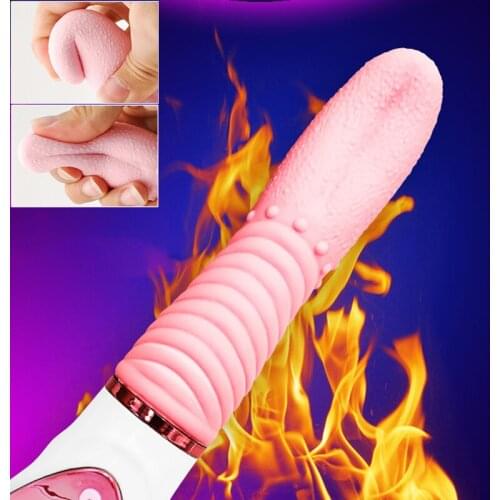 10 Speed Vibradores Heating oral vibrators sex toys for women vibration tongue dildo female masturbation licking G-spot vibrator