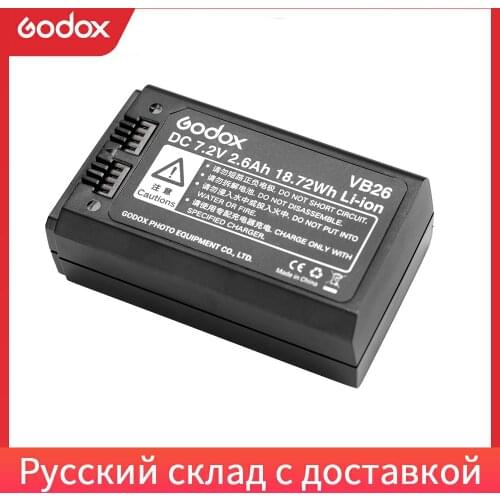 Godox VB26 Speedlight Flash Battery for V1 V1C V1N V1S V1F V1O V1P Speedlite Flash