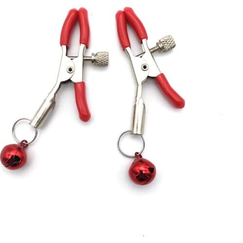 Adults BDSM Sex Erotic Accessories Plush Nipple Clamps Papilla Clip Bdsm Bondage Restraint Adult Sex Slave Game