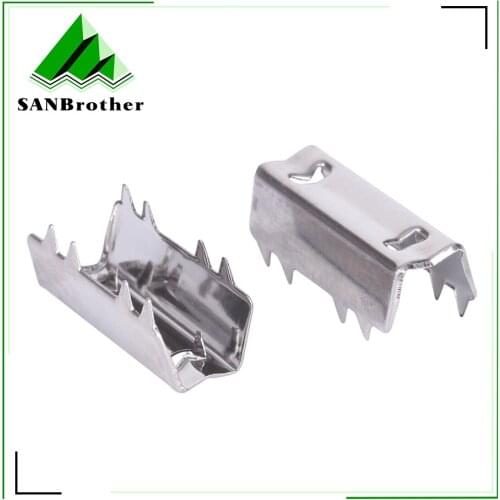 10pcs 3d printer open belt clip open-end timing belts openbuilds belt clamp crimp style