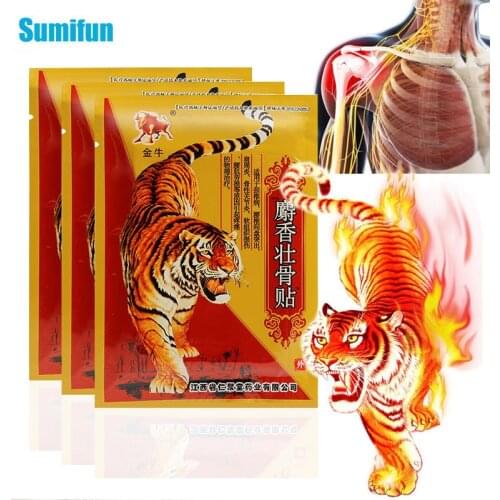 24Pcs Tiger Balm Analgesic Patches Arthritis Knee Shoulder Pain Relief Sticker Muscle Sprain Orthopedics Ache Medical Plaster