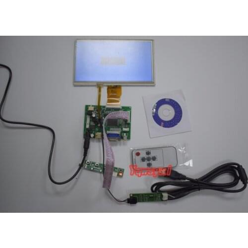 7.0" inch 1024x600 TFT LCD Display screen with 50pins HDMI VGA Control Driver Board Monitor Panel