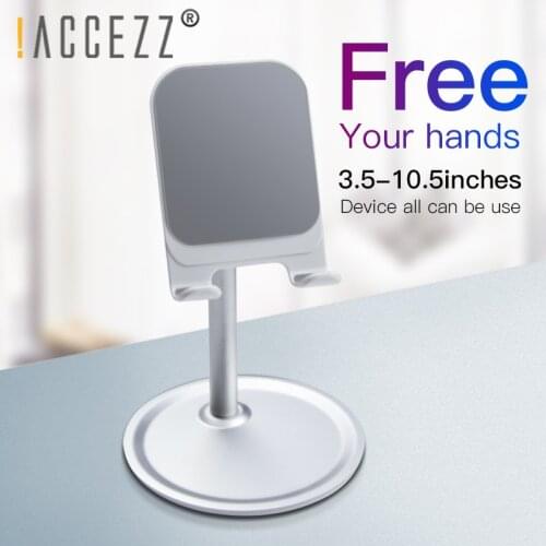 !ACCEZZ Flexible Phone Holder Metal For Iphone X XS Xiaomi Redmi Note 7 Samsung Desk Stand Tablet For ipad mini Support Bracket