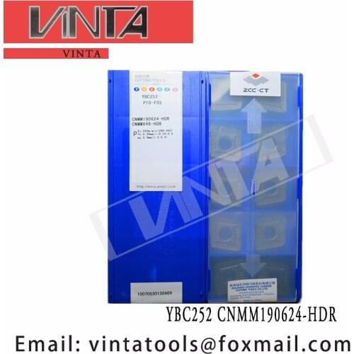 Free shipping high quality 10pcs/lots YBC252 CNMM190624-HDR cnc carbide turning inserts