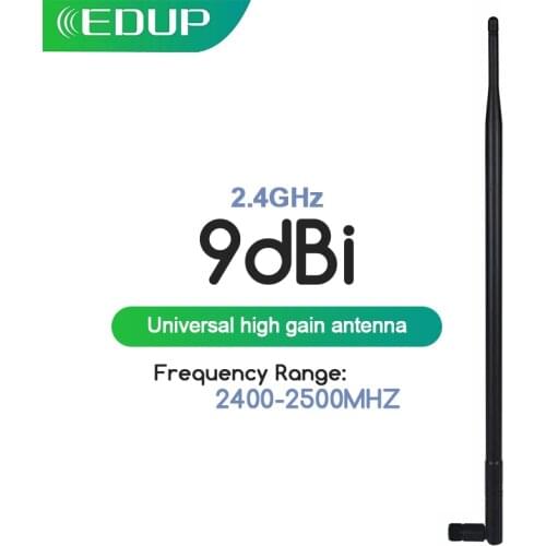EDUP Wireless Wifi Antenna 9dBi High Gain 2.4Ghz Wi-Fi Signal Receiver Antenna Signal Range Expand For Router Network CardEDUP