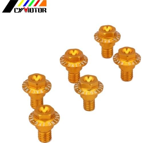 Motocycle Fork Guard Screw Bolt For SUZUKI RMZ250 RMZ450 RMX450Z RMZ 250 450 RMX 450Z 08 09 10 11 12 13 14 15 16 17 18 2008-2018