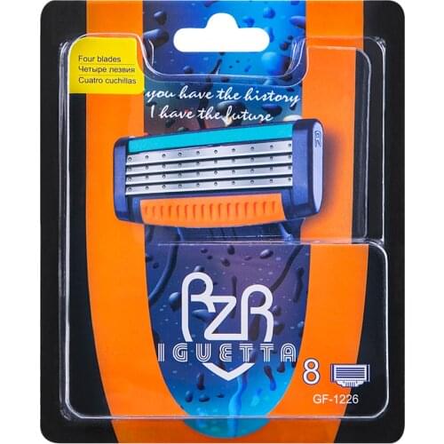 IGUETTA Eight-Heads Ultra-Thin Mens Razor Manual Razor For Men Shaving Armpit Hair And Leg Hair Easy To Carry For Safety Razor