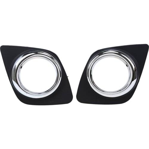 For Toyota Rav4 Accessories 2009 2010 2011 Car Front Bumper Fog Light Fog Lamp Foglights Decoration Cover Garnish Trim