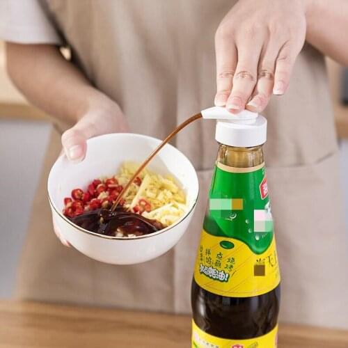 Householde easoning bottle automatic dispenser plastic Nozzle Oyster Sauce Pump Push-type Tools Kitchen Accessories Supplies