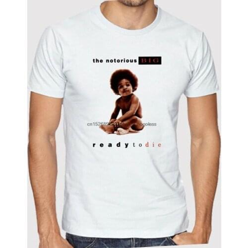 The Notorious Big Ready to Die Album Mens White T-Shirt Size S to 3XL