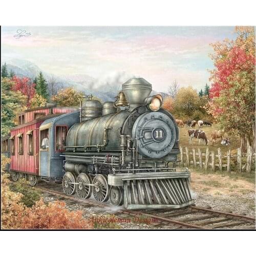 Needlework for embroidery DIY DMC High Quality - Counted Cross Stitch Kits 14 ct Oil painting - Carolina Southbound