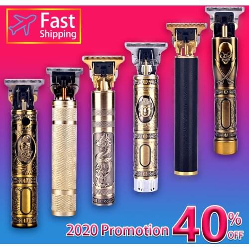 Mens Hair Trimmer Clipper Professional Baldheaded Cutter Beard Shaving Precision Finishing Hair Cutting Machine Adult Kid