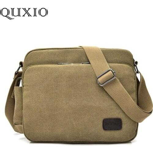 2018 Retro Mens Canvas Multi-function Multi-card Multi-pocket Canvas High Quality Fashion Casual Shoulder Bag HB99