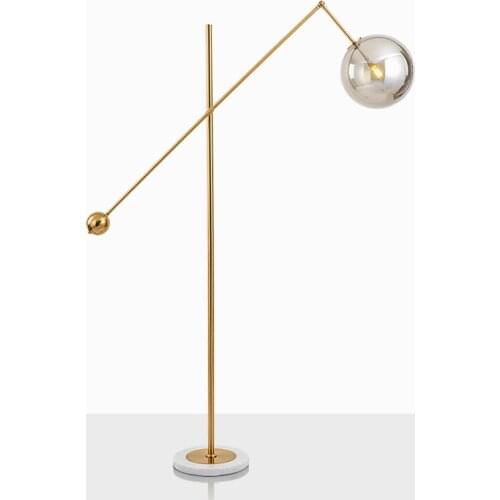 Post modern Ball floor lamp Living Room Lantern Art Bedside Bedroom Nordic Designer Marble lamp