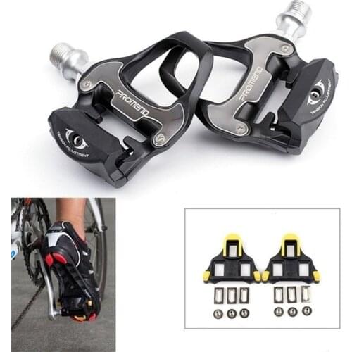 PROMEND Road Bike Pedals Bicycle Self-Locking pedal Ultralight Alloy Sealed Bearing for SHIMANO SPD Clipless Pedal Bicycle Parts