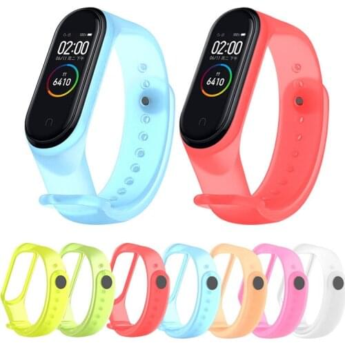 Replacement Bracelet For Xiaomi Miband 4 Strap For Mi Band 3 Silicone Straps Sport Wrist Strap For Miband 3 M3 M4 Strap
