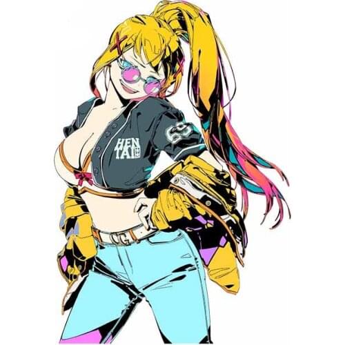 Super Sexy Anime Style Hand Drawn Illustration Image Window Laptop Occlusion Scratch Car Stickers Camper Waterproof Vinyl Decal