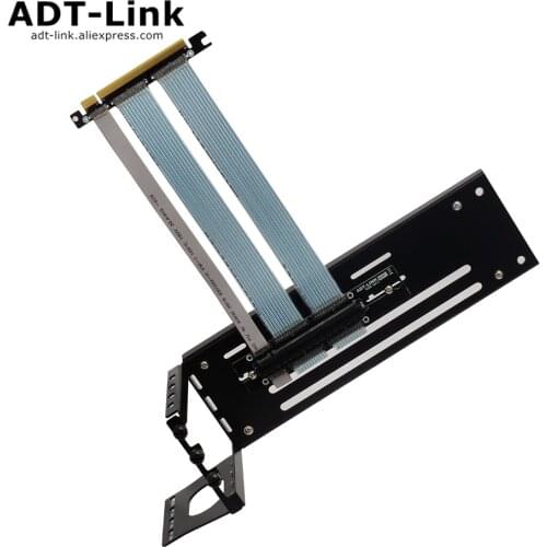 PC Graphics Card PCIE 4.0 16x Extension Cable Flexible Full Speed 4.0 GPU Riser Cable Vertical For NVIDIA 3060TI/3070 3080 /3090