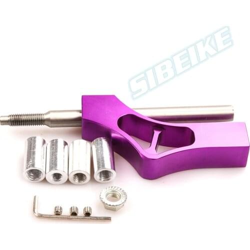 Universal Aluminum Shift Knob Extender Extension Lever Gear Shifter Purple Fit Honda