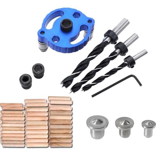 Woodworking Hole Opener Drill Guide Device Precise Practical Tools For Drilling Holes Furniture Factories And Craft Calm