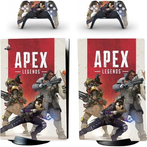 Apex Legends PS5 Digital Edition Skin Sticker Decal Cover for PlayStation 5 Console and 2 Controllers PS5 Skin Sticker Vinyl